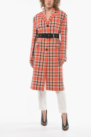 Tartan Trench with Belt