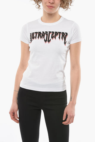 Tight-fit ULTRASCEPTRE T-shirt with Contrasting Lettering