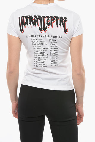 Tight-fit ULTRASCEPTRE T-shirt with Contrasting Lettering