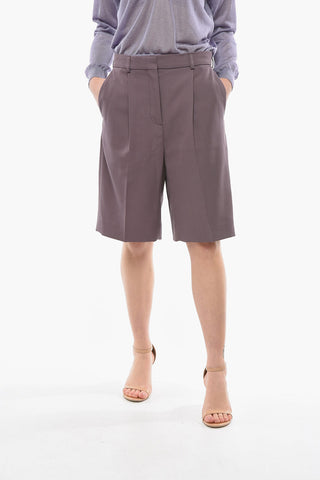 Single Pleat Tailoring Shorts