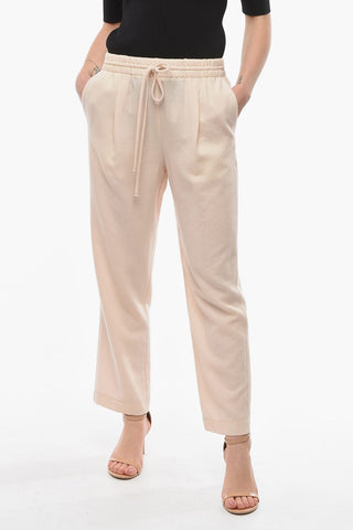 Pantaloni Svasati MY PANTS in Lana Vergine con Elastico in Vita