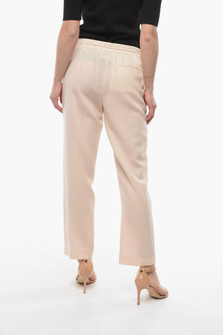 Pantaloni Svasati MY PANTS in Lana Vergine con Elastico in Vita
