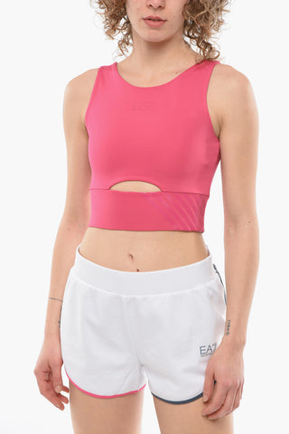 EA7 Athleisure Top VIGOR7 with Cut Out Detail