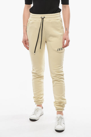 Drawstringed BAGGY Joggers with Logo Patch