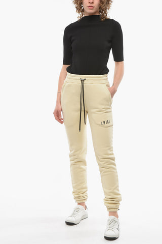 Drawstringed BAGGY Joggers with Logo Patch