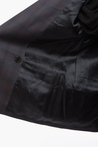 ETOILE District Check NOLEAGAN Double Breasted Blazer