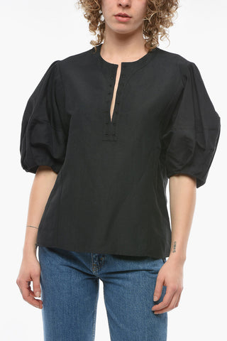 Linen and Silk Blouse