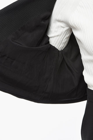 Blazer REIFF Crop a Coste con Revers a Lancia e Martingala