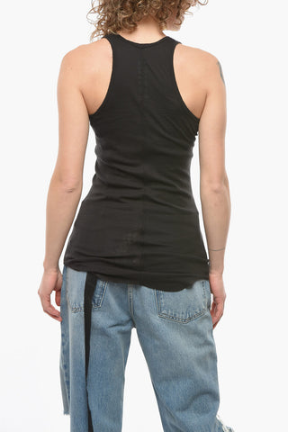 DRKSHDW Cotton GLORY Tank Top with Raw-cut Detailing