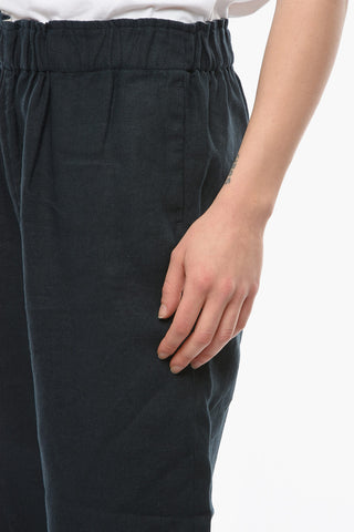 Pantaloni Chino ADA in Lino a Vita Alta