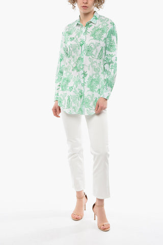 Camicia in Cotone a Fantasia