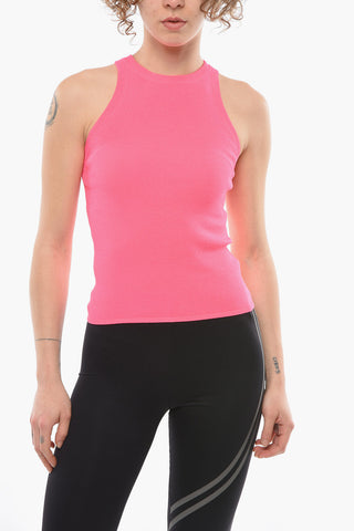 Stretch Fabric Neon Tank Top