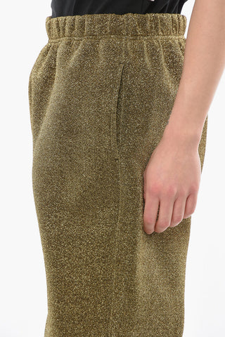 Lurex Joggers with Elasticated Waistband