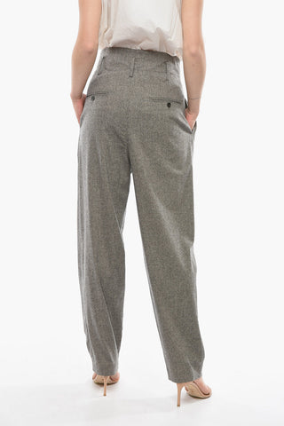ETOILE Double Pleat NILAGA Super High-waisted Pants