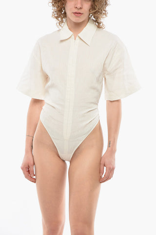 Hemp and Cotton BAUNHILHA Full Zip Bodysuit