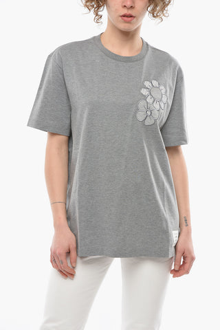 Cotton Relaxed Fit T-Shirt with Patch