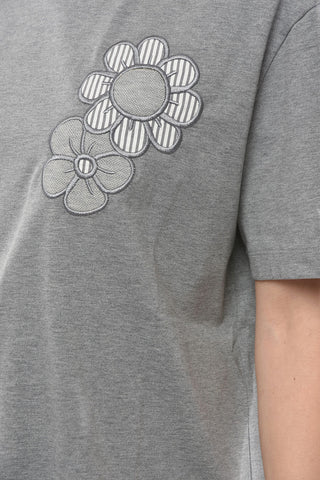 Cotton Relaxed Fit T-Shirt with Patch