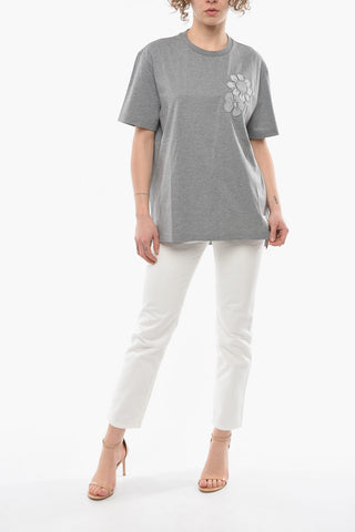 Cotton Relaxed Fit T-Shirt with Patch