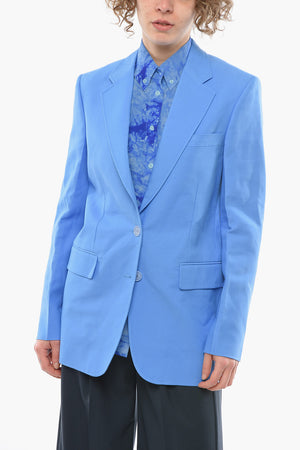 Sustainable Viscose Two-Button Blazer With Flap Pockets