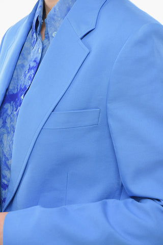 Sustainable Viscose Two-Button Blazer With Flap Pockets