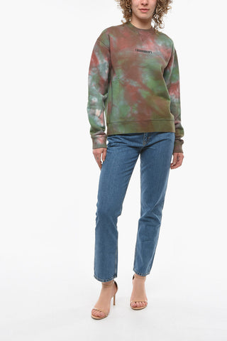 Felpa girocollo Cool Fit in Stampa Tye-dye