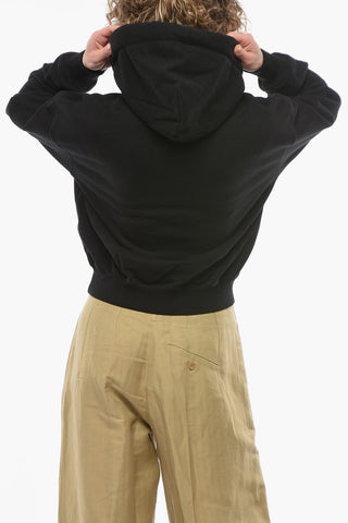 Felpa Con Cappuccio MULTICORD In Cotone Garzato