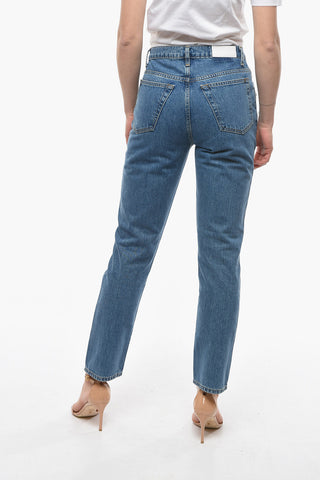 Jeans a Vita Alta JEWELED STONE con Decorazioni Gioiello