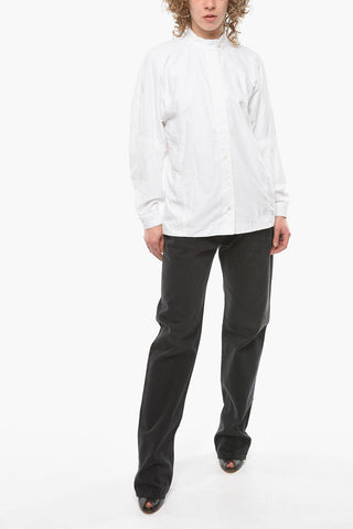 Camicia in Cotone con Manica a Pipistrello