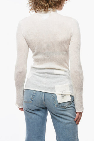 Long-sleeved Turtle-neck Top