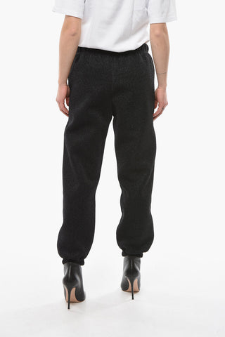 Lurex Joggers with Elasticated Waistband