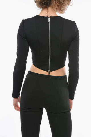 Long Sleeve Corset Top