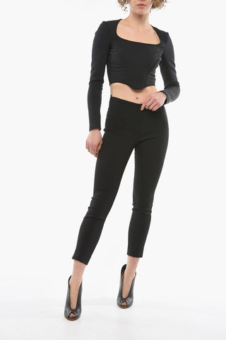 Long Sleeve Corset Top