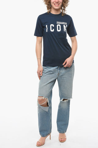 Renny-fitting T-shirt with ICON Print