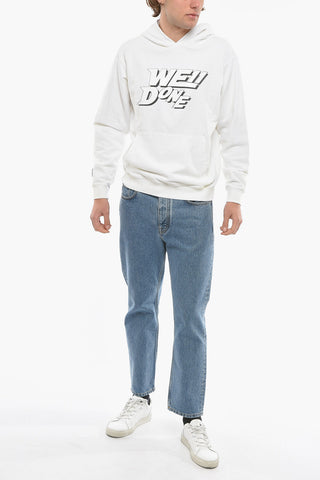 Polished Logo Fitted Hoodie