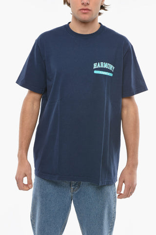 Cotton TENNIS Crew-Neck T-shirt with Print