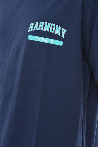 Cotton TENNIS Crew-Neck T-shirt with Print