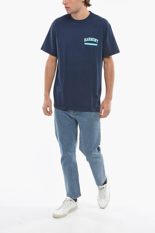 Cotton TENNIS Crew-Neck T-shirt with Print