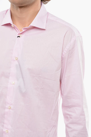Camicia a Righe Awning con Collo Francese