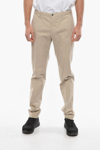 5 Pockets Stretch Cotton Slim Fit Pants