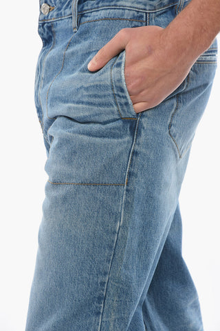 Visible Stitching Regular Fit Jeans 24cm