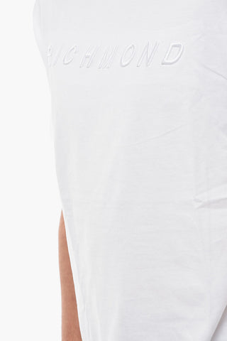 Crew-Neck FROLA T-shirt with Embossed Logo