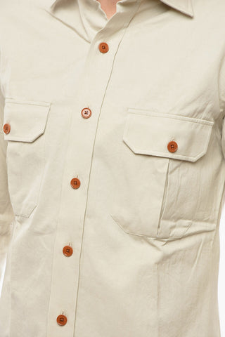 Camicia in Cotone con Doppio Taschino