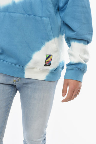 SMILEY Fleeced Cotton Shaded Hoodie