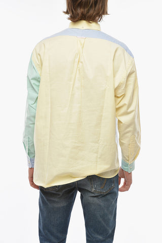 Button-Down Collar Multicolor Shirt with Breast Pocket