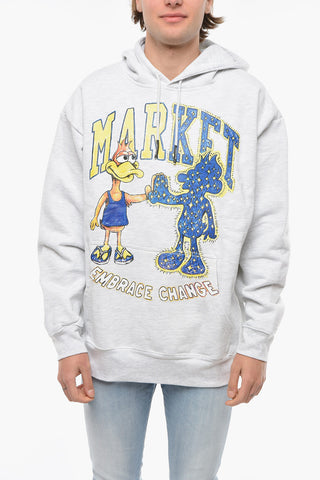 Printed DARK AND LIGHT DUCK Hoodie