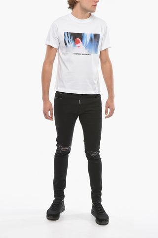 Front Printed GLOBAL WARNING T-Shirt
