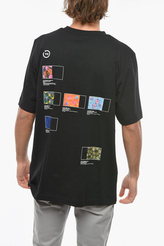 Y-3 YOHJI YAMAMOTO T-shirt Girocollo U CH2 INDX a Tinta Unita in Cotone