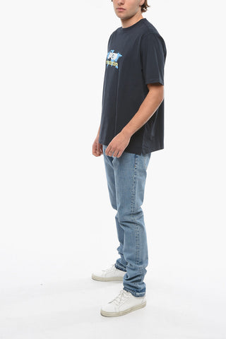 Crew-neck POP WORLD NEWS T-Shirt