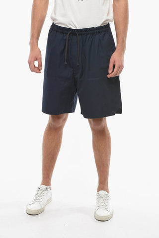 Shorts VENTILE in Cotone a 3 tasche con Elastico in Vita