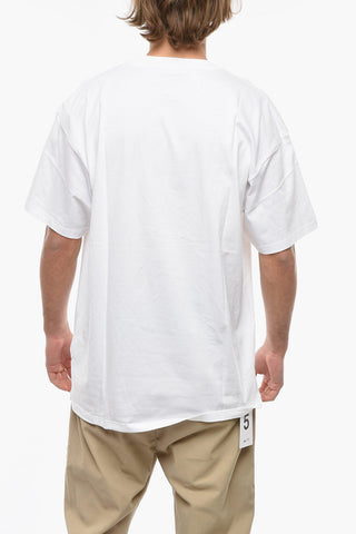 T-Shirt Girocollo con Stampa Duck